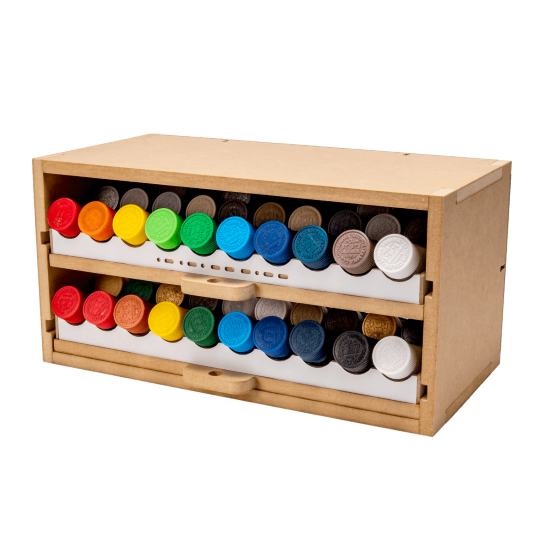 Slide&Tilting Drawer Paint Shelf OPERA-19B (For Lacquer)